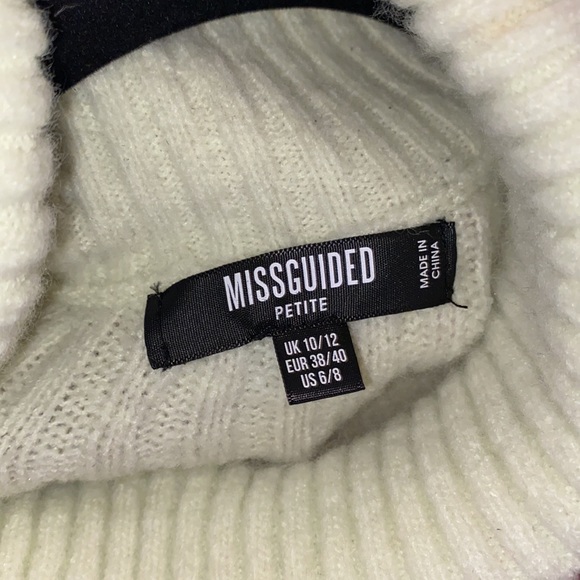 Miss guided light green cropped turtle neck - Picture 2 of 2